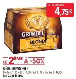 Match GRIMBERGEN BLONDE offre