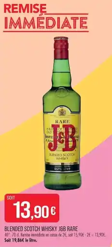 Match J&B Blended Scotch Whisky Rare offre