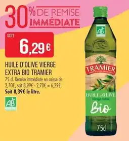 Match TRAMIER Huile d'olive vierge extra bio offre
