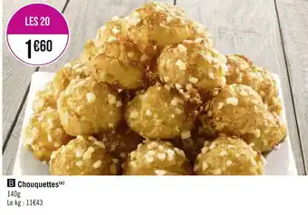 Géant Casino Chouquettes offre