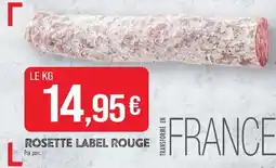 Match ROSETTE LABEL ROUGE offre