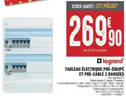 Brico Cash Legrand Tableau électrique pré-équipé offre