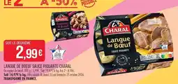 Match CHARAL Langue de Bœuf offre