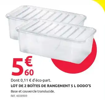 DODO'S BOÎTES DE RANGEMENT