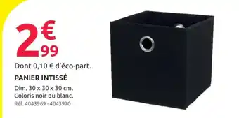 PANIER INTISSÉ