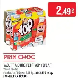Match YOP Yaourt à boire petit offre