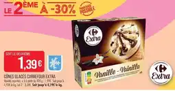 Match Carrefour Extra Cônes Glacés offre