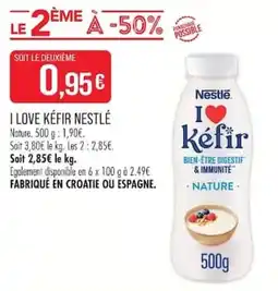 Match I LOVE KÉFIR NESTLÉ offre