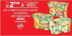 Match Andros dessert fruitier offre