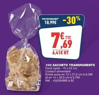 Sachets transparents