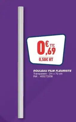 Bureau Vallée ROULEAU FILM FLEURISTE offre