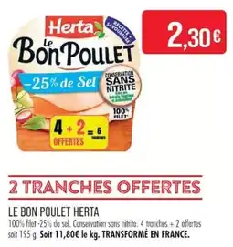 Match Herta Le Bon Poulet offre