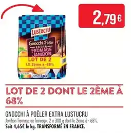 Match Lustucru Gnocchi à Poêler Extra offre