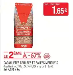 Match menguy's Cacahuètes offre