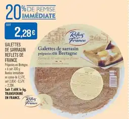Match Reflets de France Galettes de sarrasin offre