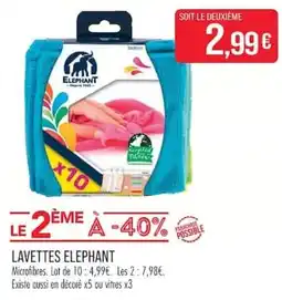 Match ELEPHANT Lavettes offre
