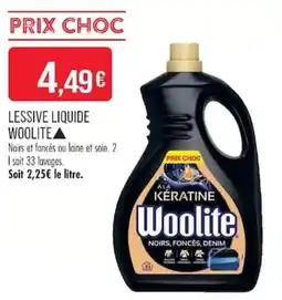 Match Woolite Lessive liquide offre