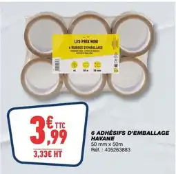 Bureau Vallée HAVANE ADHÉSIFS D'EMBALLAGE offre