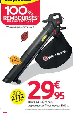 Mr Bricolage Aspirateur souffleur broyeur offre