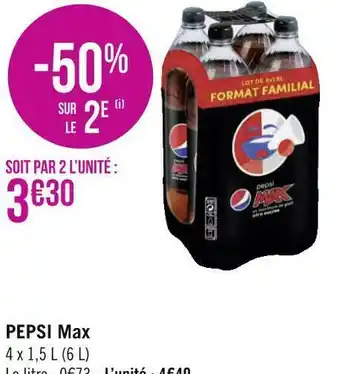 Géant Casino Pepsi pepsi max offre