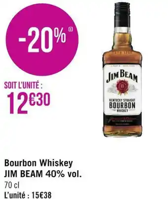 Jim beam bourbon whiskey 40% vol.