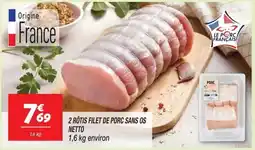 Netto Le Porc Français Rôtit Filet de Porc offre