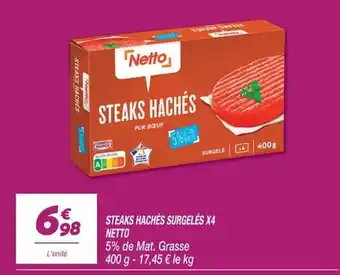 Netto Steaks Hachés
