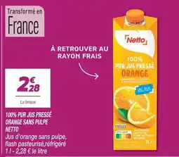 Netto Netto Jus d'orange sans pulpe offre