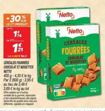 Netto Céréales Fourrées