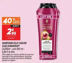 Netto Schwarzkopf GLISS offre