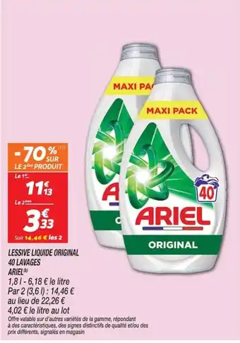 ARIEL LESSIVE LIQUIDE ORIGINAL