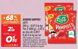 Netto LUTTI BONBONS VAMPIRES offre