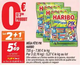 Netto HARIBO MÉGA FÊTE PIK offre