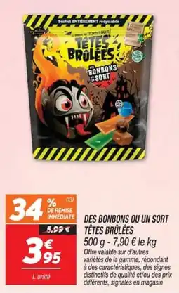 Netto TÊTES BRÛLÉES offre