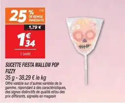 Netto SUCETTE FIESTA MALLOW POP offre