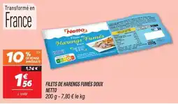 Netto Netto Filets de Harengs Fumés Doux offre