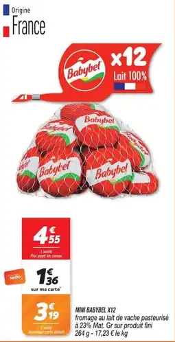 Netto Babybel MINI BABYBEL offre