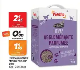 Netto Netto Litière Agglomérante Parfumée offre