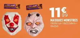 Centrakor MASQUES MONSTRES offre