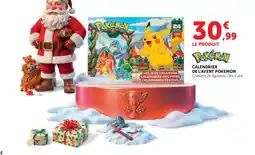 Super U Pokémon Calendrier de l'Avent Pokémon offre