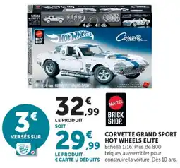 Super U Hot Wheels Corvette Grand Sport offre