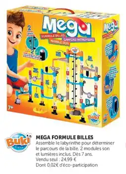 Super U Buki MEGA FORMULE BILLES offre