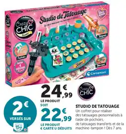 Super U Crazy Chic Studio de Tatouage offre