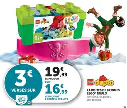 Super U LEGO DUPLO LA BOITES DE BRIQUES offre