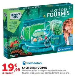 Super U Clementoni LA CITE DES FOURMIS offre