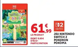 Super U Nintendo Switch 2 Pokemon Pokopia offre