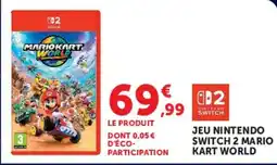 Super U Nintendo Mario Kart World offre