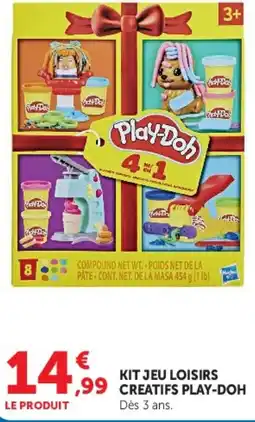 Super U Play-Doh Kit jeu loisirs créatifs offre