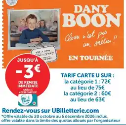 Super U DANY BOON offre
