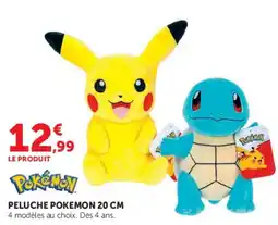 Super U Pokémon Peluche Pokemon offre